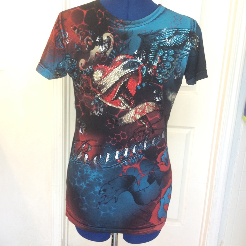 Sparkly Remetee top